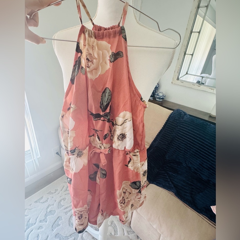 SHEIN Floral Halter romper